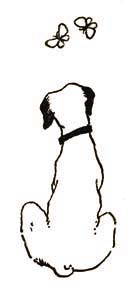 ちょうちょと犬